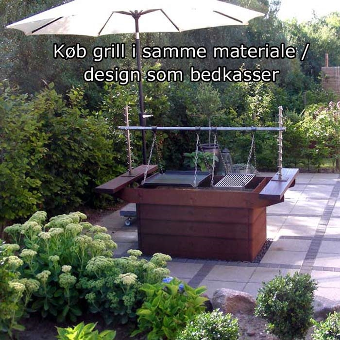 Højbed i rustik jern design, beregn selv din pris på højbed ...